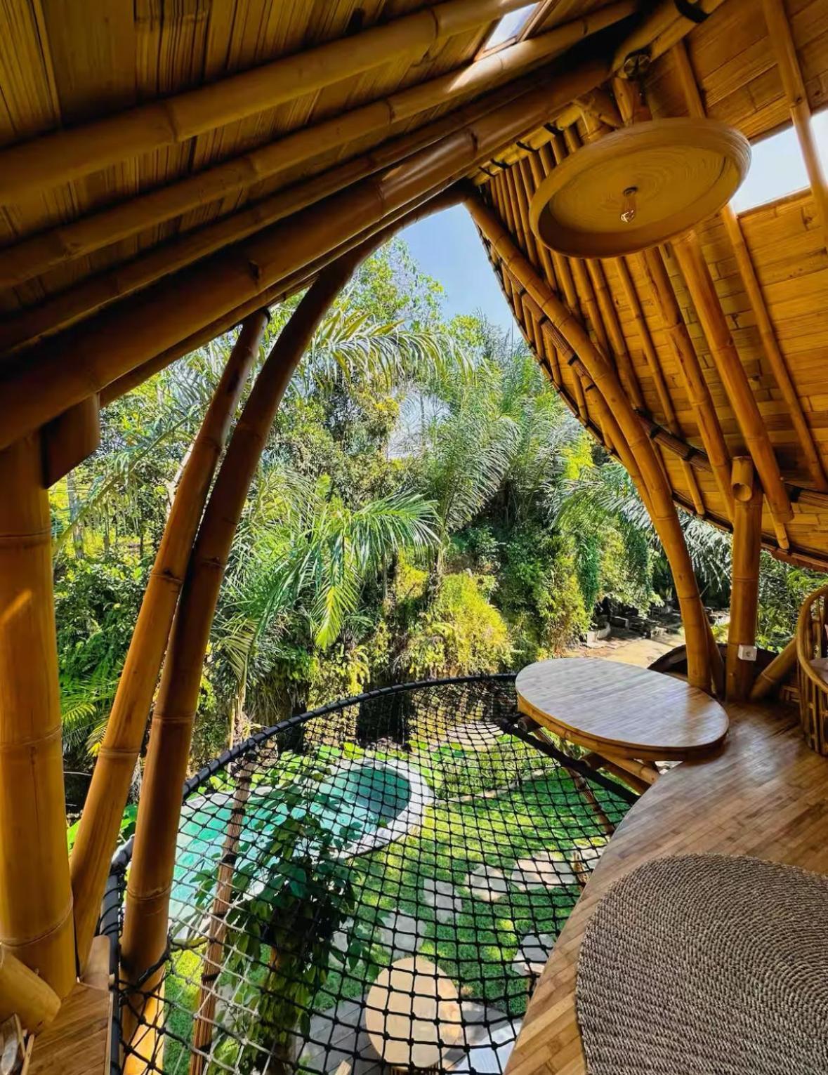 Wahem Eco Bamboo - Magical Bamboo House Ubud Bali Villa Exterior photo