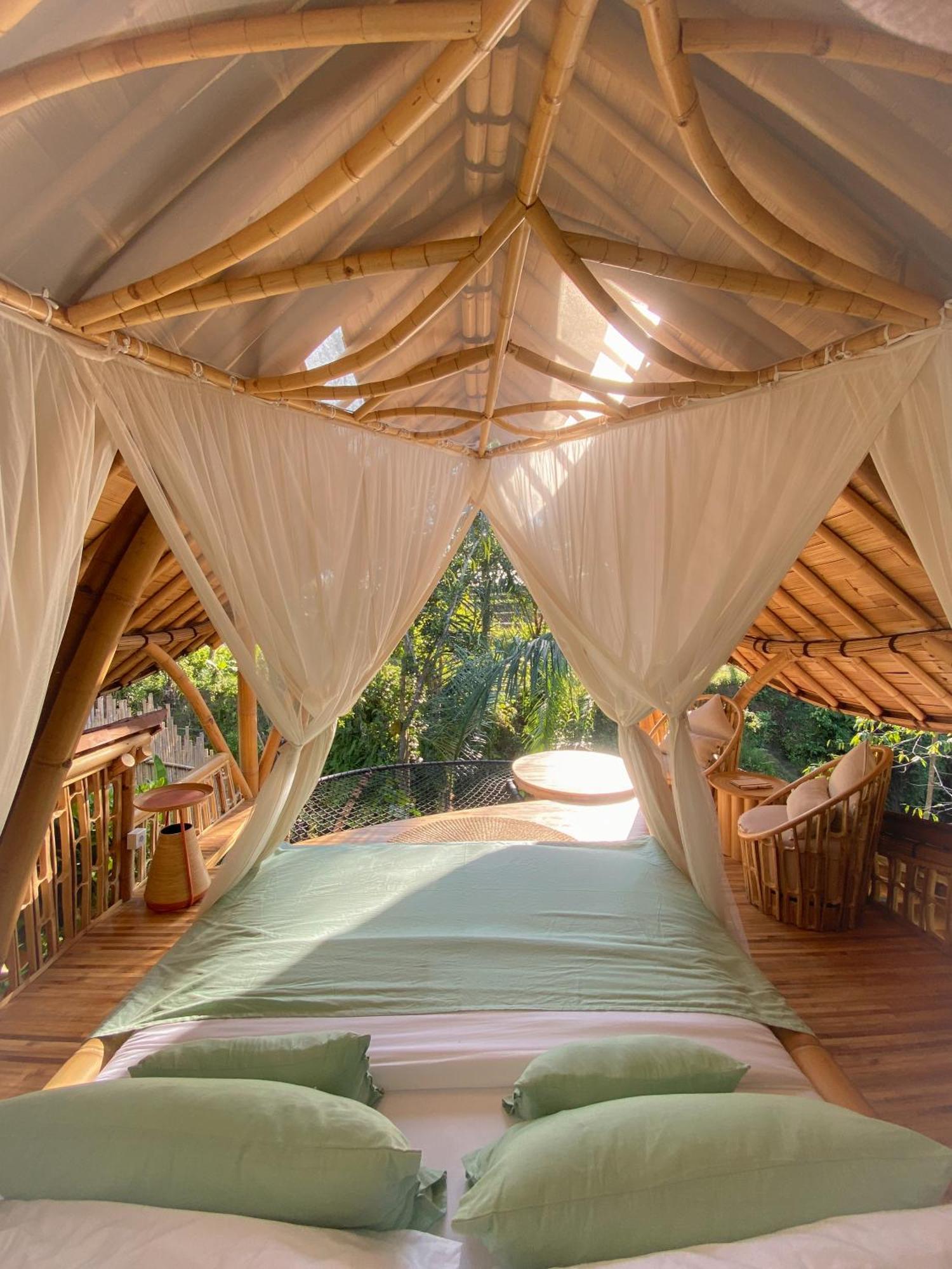 Wahem Eco Bamboo - Magical Bamboo House Ubud Bali Villa Exterior photo