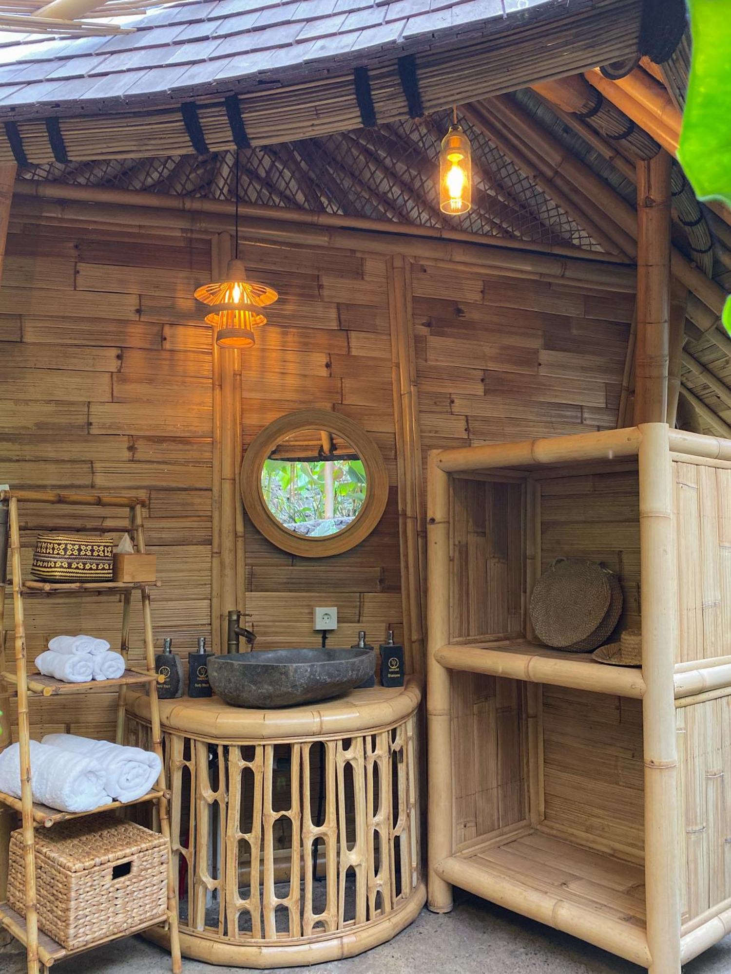 Wahem Eco Bamboo - Magical Bamboo House Ubud Bali Villa Exterior photo