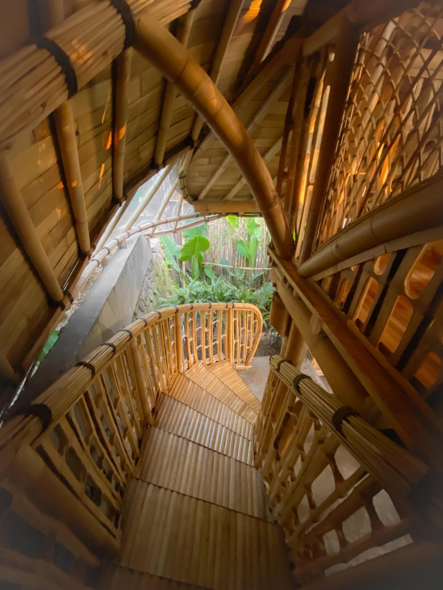 Wahem Eco Bamboo - Magical Bamboo House Ubud Bali Villa Exterior photo
